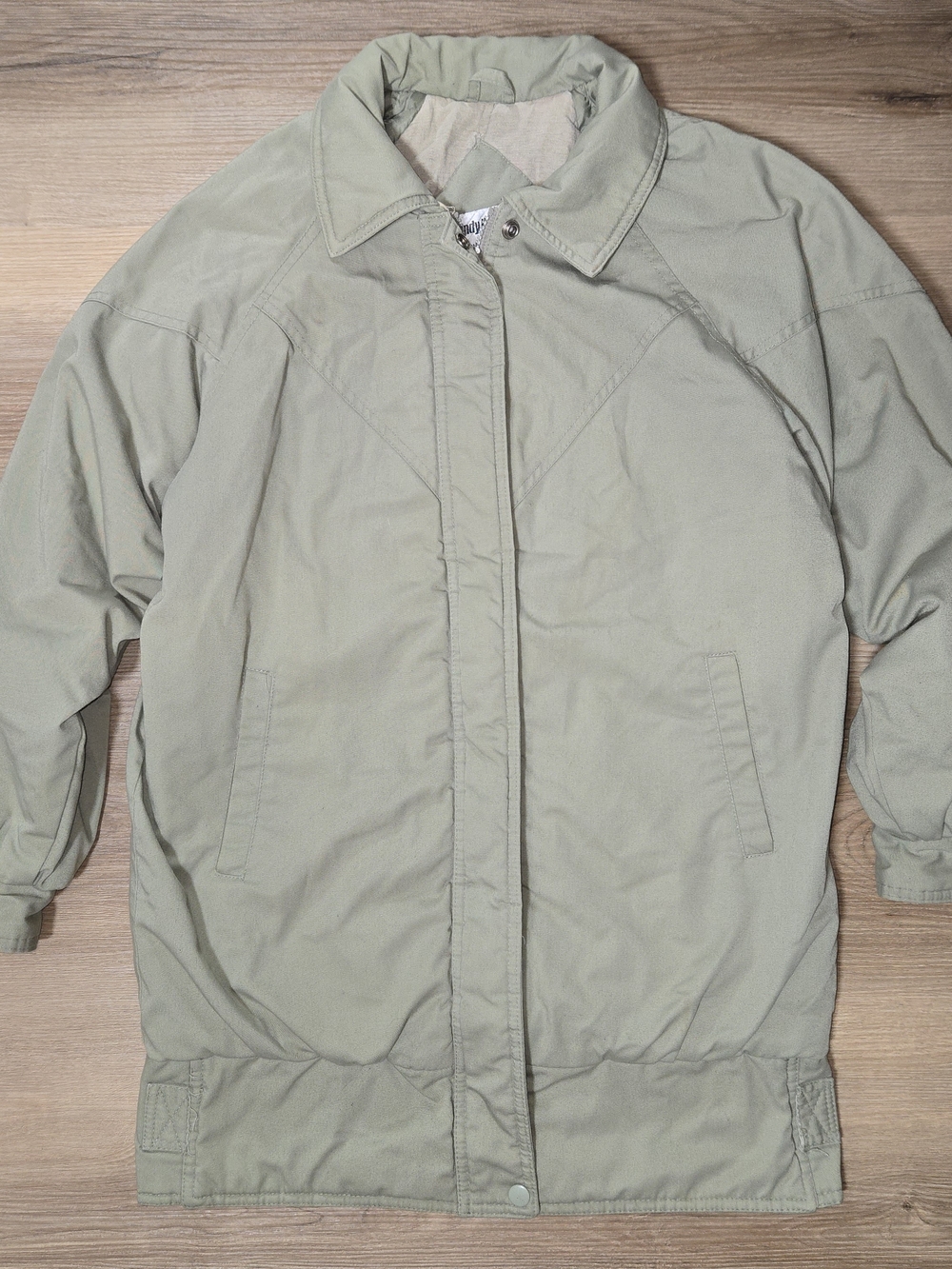 Vintage Light Sage Bomber Jacket/coat